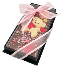 Milk chocolate love bear bar 120g 5407008478704 The Belgian Chocolate Makers
