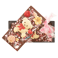 Milk chocolate love bear bar 120g 5407008478704 The Belgian Chocolate Makers