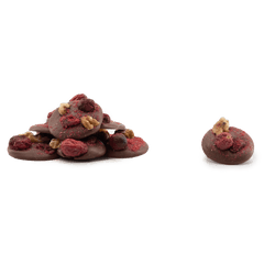 Milk chocolate mendiants with walnut, cranberry, blackcurrant and raspberry chunks 5407008474737 The Belgian Chocolate Makers