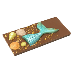 Milk chocolate mermaid bar 140g 5407008475789 The Belgian Chocolate Makers