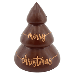 Milk chocolate Merry Christmas tree 280g 5407008479381 The Belgian Chocolate Makers