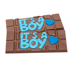 Milk chocolate messaging bar 45g “IT'S A BOY” 5407008477226 The Belgian Chocolate Makers