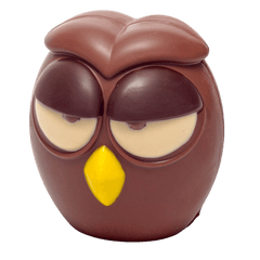Milk chocolate owl Alfie 200g 5407008477707 The Belgian Chocolate Makers