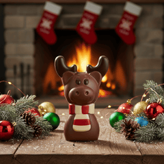 Milk chocolate reindeer 180g 5407008471248 The Belgian Chocolate Makers