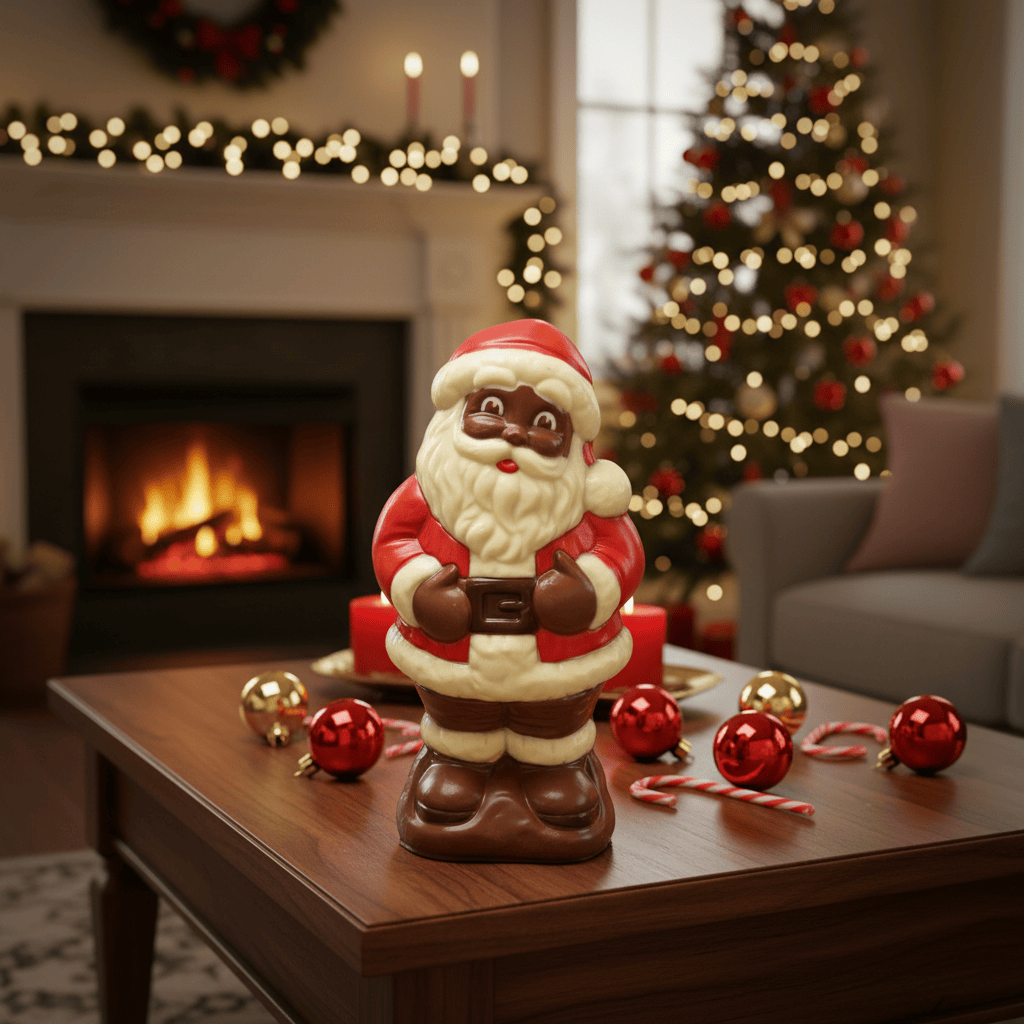 Milk chocolate Santa Claus 220g 5407008476892 The Belgian Chocolate Makers