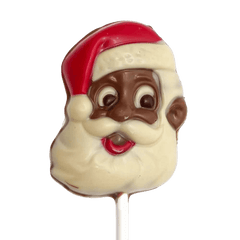 Milk chocolate Santa Claus lollipop 20g 5407008477073 The Belgian Chocolate Makers