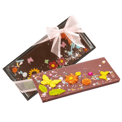 Milk chocolate spring bar 110g 5407008477660 The Belgian Chocolate Makers