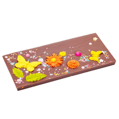 Milk chocolate spring bar 110g 5407008477660 The Belgian Chocolate Makers