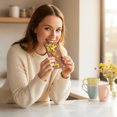 Milk chocolate spring bar 110g 5407008477660 The Belgian Chocolate Makers