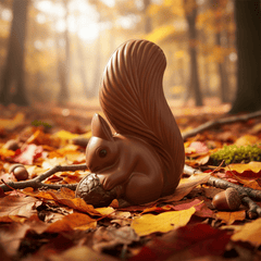 Milk chocolate squirrel 100g 5407008476120 The Belgian Chocolate Makers