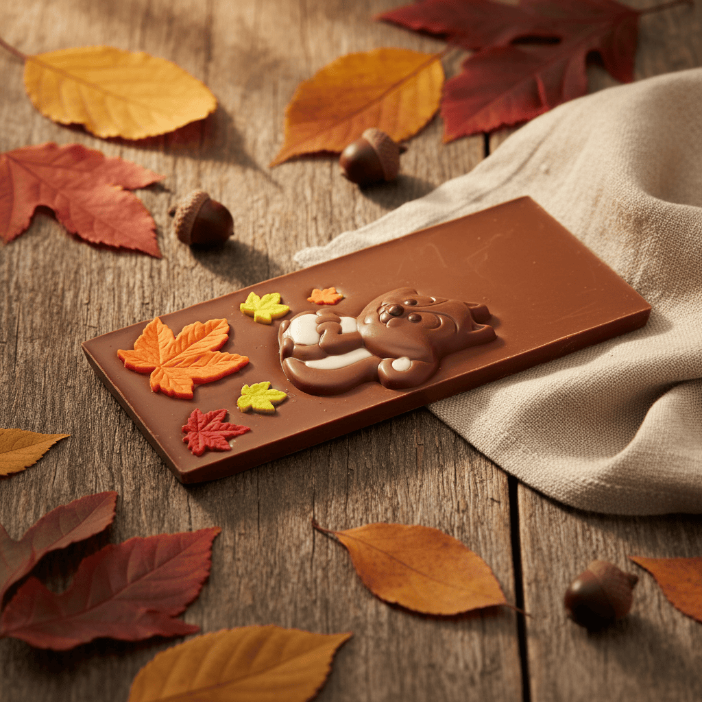Milk chocolate squirrel bar 125g 5407008476793 The Belgian Chocolate Makers