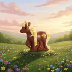 Milk chocolate unicorn 90g 5407008476083 The Belgian Chocolate Makers