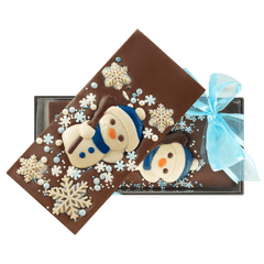Milk chocolate winter bar 120g 5407008477141 The Belgian Chocolate Makers