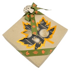 Mix of autumn pralines in a craft gift box 5407008477547 The Belgian Chocolate Makers