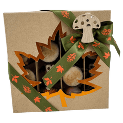Mix of autumn pralines in a craft gift box 5407008477547 The Belgian Chocolate Makers