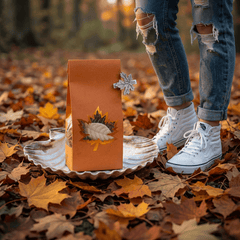 Mix of chocolate autumn leaves 5407008470555 The Belgian Chocolate Makers