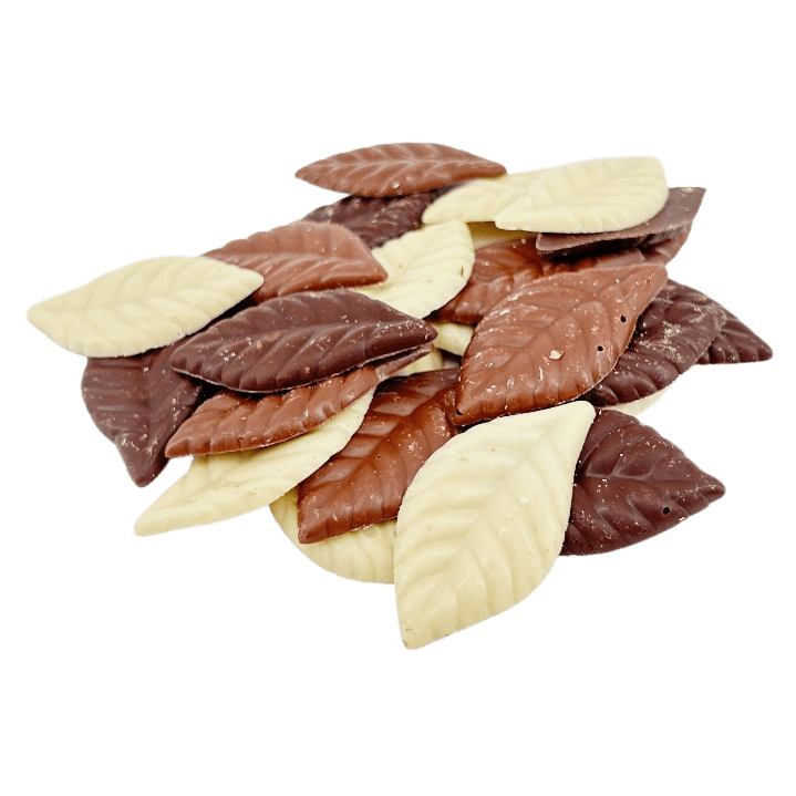 Mix of chocolate autumn leaves 5407008470555 The Belgian Chocolate Makers