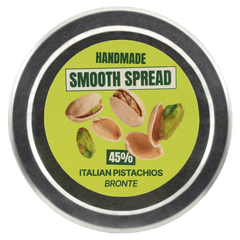 Pistachio spread 250g with 45% Bronte DOP fresh pistachios 5407008476373 The Belgian Chocolate Makers