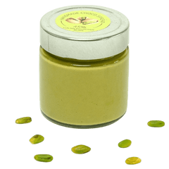 Pistachio spread 250g with 45% Bronte DOP fresh pistachios 5407008476373 The Belgian Chocolate Makers