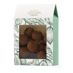 Pouch of Belgian truffles with cacao coating 160g 5407008471040 The Belgian Chocolate Makers