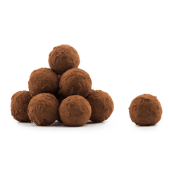 Pouch of Belgian truffles with cacao coating 160g 5407008471040 The Belgian Chocolate Makers