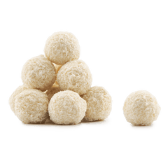 Pouch of Belgian truffles with coconut coating 160g 5407008471095 The Belgian Chocolate Makers