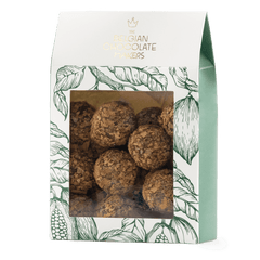 Pouch of Belgian truffles with feuilletine coating 160g 5407008471057 The Belgian Chocolate Makers
