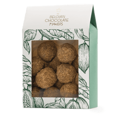 Pouch of Belgian truffles with speculoos coating 160g 5407008471088 The Belgian Chocolate Makers