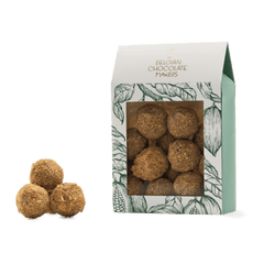 Pouch of Belgian truffles with speculoos coating 160g 5407008471088 The Belgian Chocolate Makers
