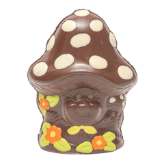Smiling dark chocolate mushroom 160g 5407008476137 The Belgian Chocolate Makers
