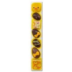 Stick of 7 mixed Easter pralines 105g 5407008470128 The Belgian Chocolate Makers
