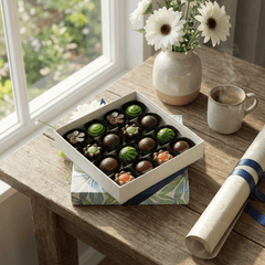 Tropical sea pralines box (mixed) 240g 5407008479749 The Belgian Chocolate Makers