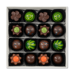 Tropical sea pralines box (mixed) 240g 5407008479749 The Belgian Chocolate Makers