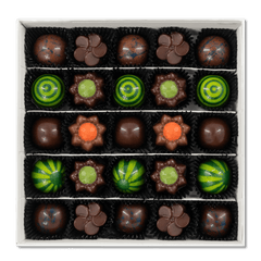 Tropical sea pralines box (mixed) 375g 5407008479756 The Belgian Chocolate Makers