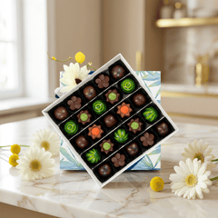 Tropical sea pralines box (mixed) 375g 5407008479756 The Belgian Chocolate Makers
