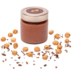 Vegan chocolate spread 250g with 50% Italian Piedmont hazelnuts 5407008476175 The Belgian Chocolate Makers