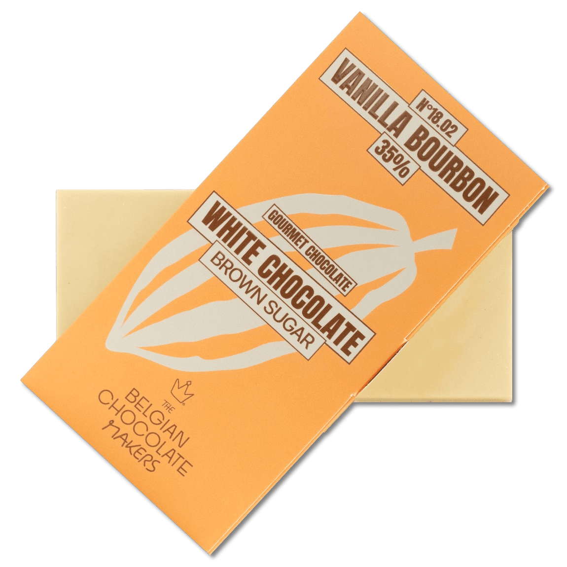 White chocolate bar vanilla Bourbon 35% 5407008470258 The Belgian Chocolate Makers