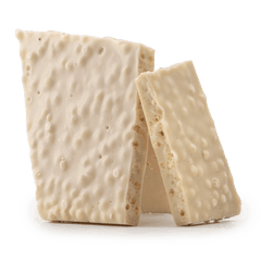 White chocolate broken bars with puffed rice 5407008479190 The Belgian Chocolate Makers