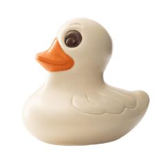 White chocolate duck 75g 5407008475406 The Belgian Chocolate Makers