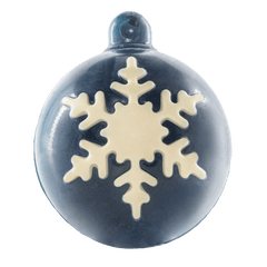 White chocolate festive Christmas bowl 60g 5407008479473 The Belgian Chocolate Makers