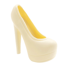 White chocolate high heel 180g 5407008470463 The Belgian Chocolate Makers