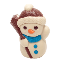 White chocolate little snowman 150g 5407008477721 The Belgian Chocolate Makers
