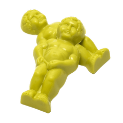 White chocolate Manneken Pis (green) 2x20g 5407008476731 The Belgian Chocolate Makers