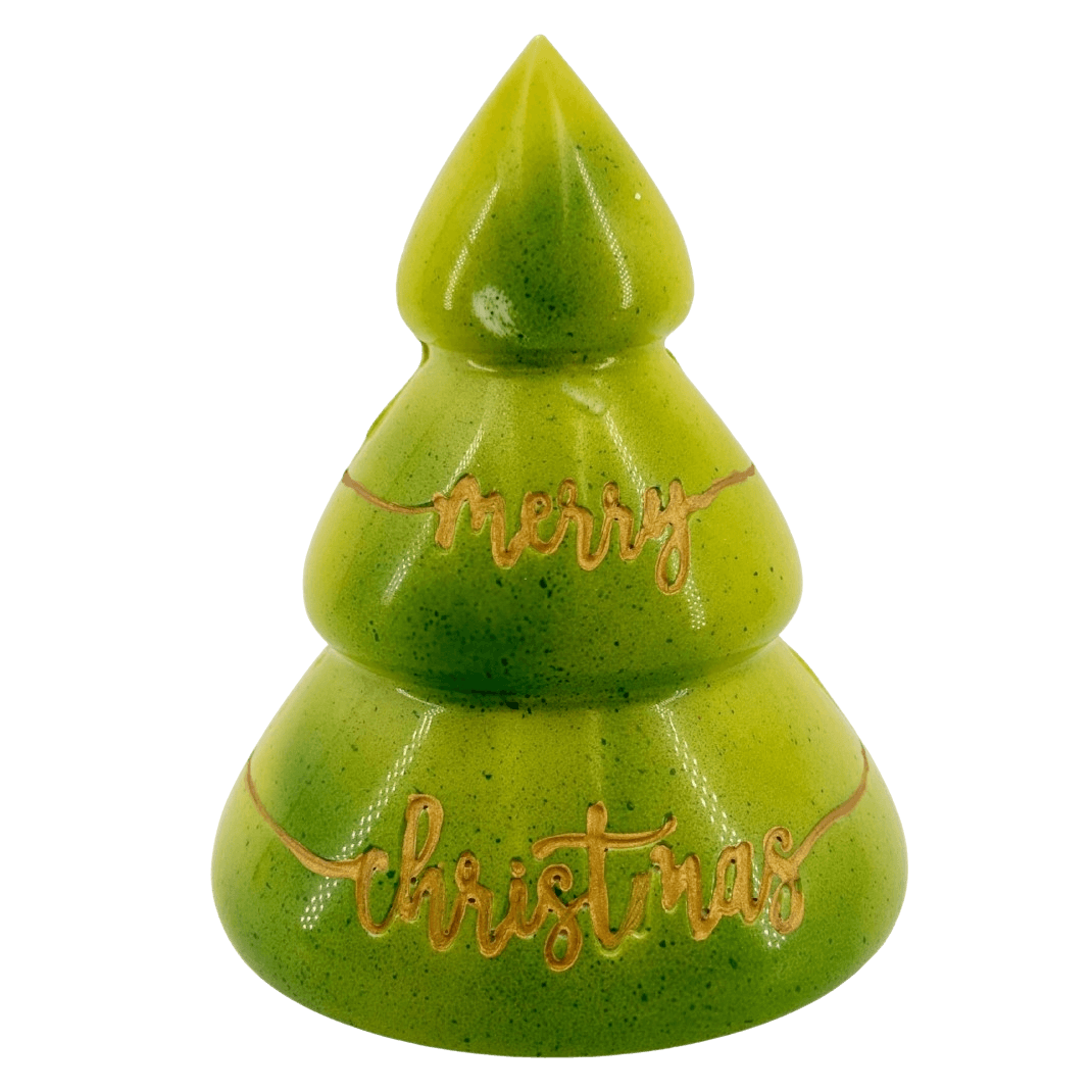 White chocolate Merry Christmas tree 280g 5407008479398 The Belgian Chocolate Makers