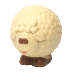 White chocolate sheep 130g 5407008476540 The Belgian Chocolate Makers