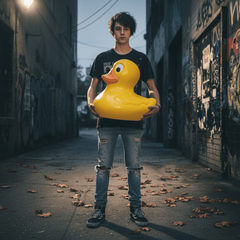 White chocolate yellow duck 2.2 Kgs 5407008479572 The Belgian Chocolate Makers