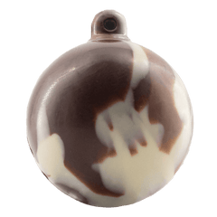 White, milk and dark chocolate festive Christmas bowl 60g 5407008479466 The Belgian Chocolate Makers