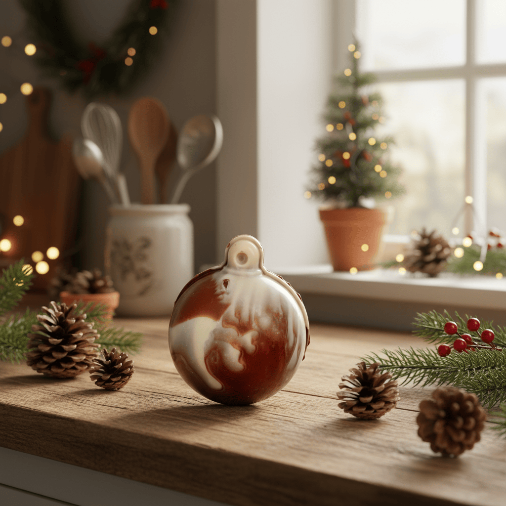 White, milk and dark chocolate festive Christmas bowl 60g 5407008479466 The Belgian Chocolate Makers